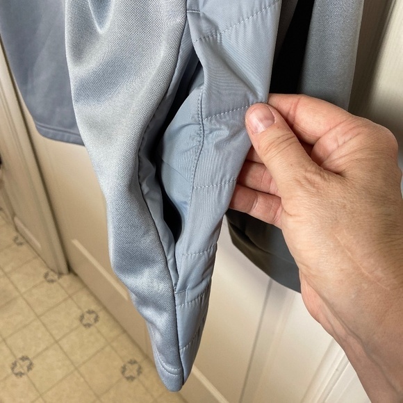 Callaway X Men LS Golf Jacket Grey Quilted Zip Puffer UPF Activewear Pockets NEW - Picture 8 of 14